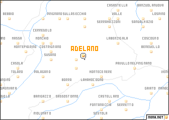 map of Adelano