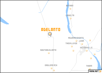 map of Adelanto