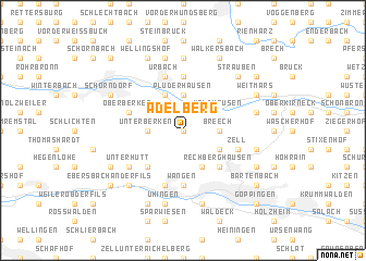 map of Adelberg