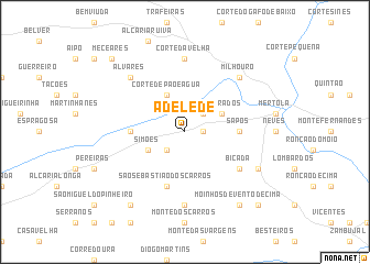 map of A de Lede