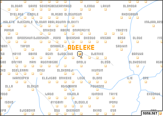 map of Adeleke