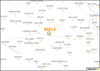 map of Adele