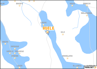 map of Adélé