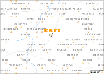 map of Adelina