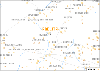 map of Adelita