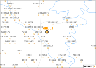 map of Adéli