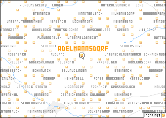 map of Adelmannsdorf