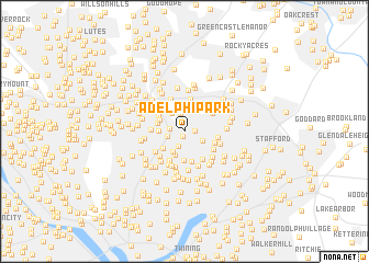 map of Adelphi Park