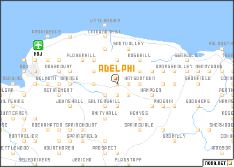 map of Adelphi