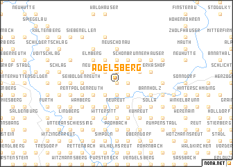 map of Adelsberg