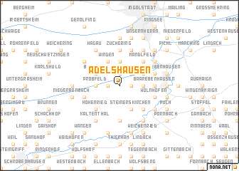 map of Adelshausen