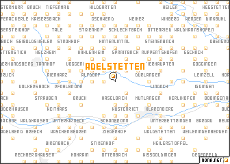 map of Adelstetten