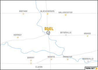 map of Adel