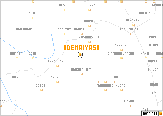 map of Ādema Īyasu