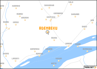 map of Adembeku