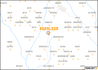 map of Ādem Lega