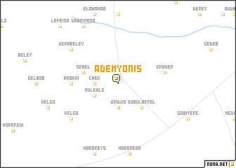 map of Ādem Yonīs