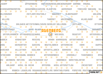 map of Adenberg