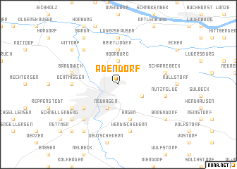 map of Adendorf