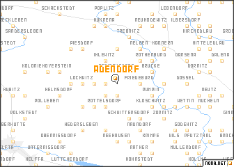 map of Adendorf