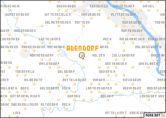 map of Adendorf