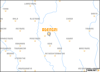map of Adengri