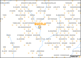 map of Adeniji