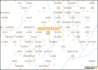 map of Adeniregun