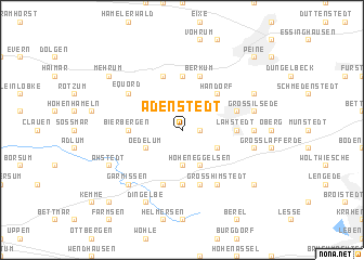 map of Adenstedt