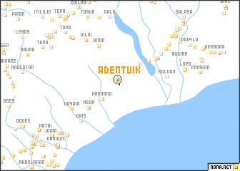 map of Adentuik