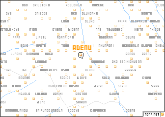 map of Adenu