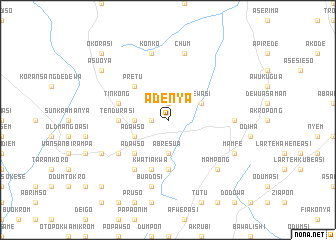 map of Adenya