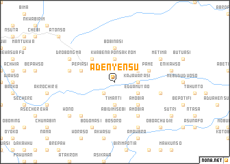 map of Adenyensu