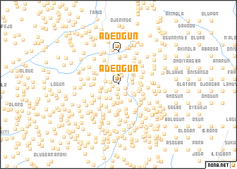 map of Adeogun