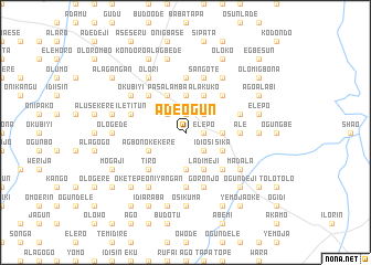 map of Adeogun