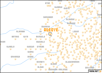 map of Adeoye