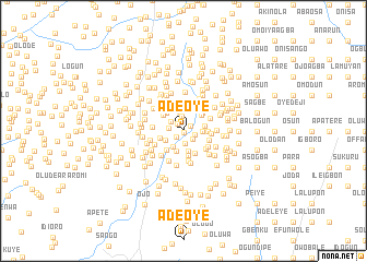 map of Adeoye