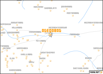 map of -ādeqābād