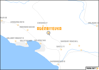 map of Aderbiyevka