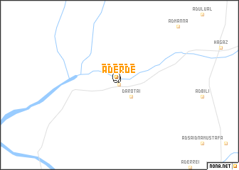 map of Aderde