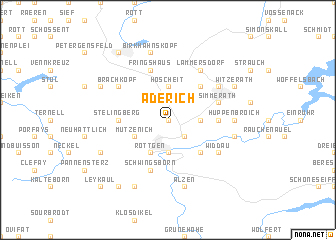 map of Aderich