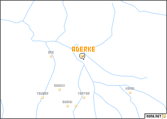 map of Aderké