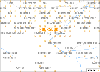map of Adersdorf