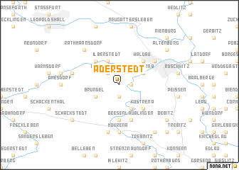 map of Aderstedt