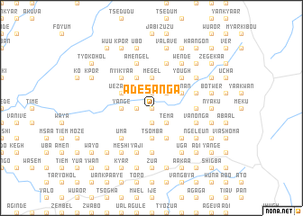 map of Adesanga
