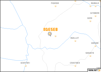 map of Adeseb