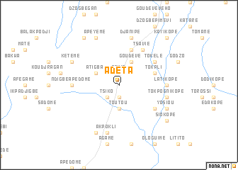 map of Adéta