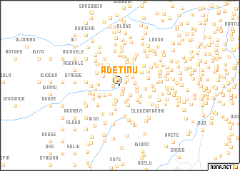 map of Adetinu