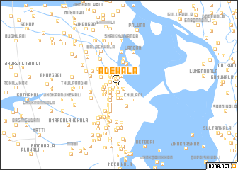 map of Ādewāla