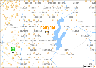 map of Adeyadi